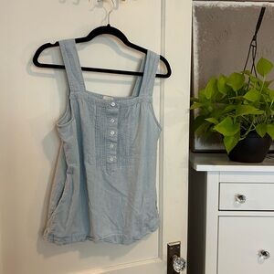J.Crew chambray tank top